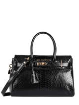 Sac Port Main Bryan Python Cuir Mac douglas Noir bryan python 2