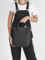 Schoudertas Anna Omkeerbaar Lacoste Zwart anna NF2991AA-vue-porte