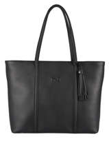 Sac Port paule Nathan Cuir Nathan baume Noir nathan 1