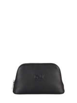 Trousse Zippe Cuir Nathan baume Noir nathan 4