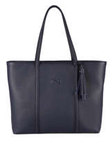 Sac Port paule Nathan Cuir Nathan baume Bleu nathan 1