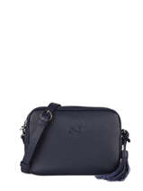 Sac Bandoulire Camera Bag Cuir Nathan baume Bleu nathan 2