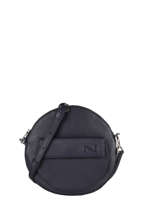 Sac Bandouli�re Dorine Cuir Nathan baume Bleu nathan 32PO
