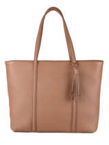 Sac Port paule Nathan Cuir Nathan baume Marron nathan 1