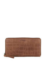 Portefeuille Croco Cassy Leder Burkely Bruin croco cassy 62824