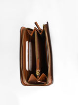 Portefeuille Cuir Gerard darel Marron tresor DRO05411-vue-porte