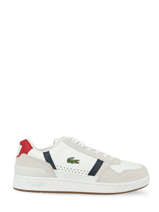 Sneakers T-clip Uit Leder Lacoste Wit men SMA0048