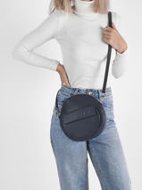 Cross Body Tas Dorine Leder Nathan baume Blauw nathan 96KW3061-vue-porte