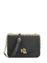 Sac Bandoulire Elmswood Cuir Lauren ralph lauren Noir elmswood 31746226