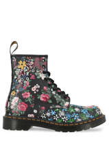 Bottines 1460 pascal mash up imprim fleuri en cuir-DR MARTENS