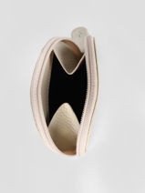 Porte-monnaie Caviar Cuir Crinkles Beige caviar 14291-vue-porte