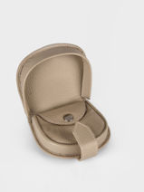 Porte-monnaie Caviar Cuir Crinkles Beige caviar 14039-vue-porte