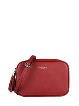Cross Body Tas Grained Miniprix Rood grained HOWARD