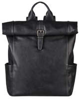 Sac à Dos Spider 2 Compartiments Cuir Etrier Noir spider ESPI8102