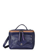 Sac Legavroche Redition Cuir Paul marius Bleu vintage GAVROCH2