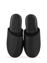 Chaussons en cuir en cuir-ISOTONER