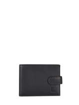 Portefeuille Cuir Hexagona Noir soft 221050