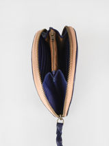 Portefeuille Manon Leder Paul marius Blauw vintage MANON-vue-porte