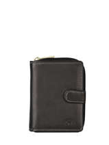 Portefeuille Cuir Katana Noir marina 753052