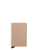 Porte-cartes Aluminium Secrid Marron alu 00C