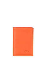Porte-cartes Cuir Katana Orange marina 753038