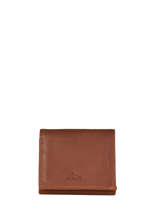 Porte-monnaie Cuir Katana Marron marina 753047