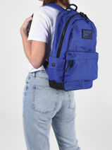 Rugzak Superdry Blauw backpack M9110085-vue-porte