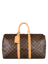 Sac De Voyage D'occasion Louis Vuitton Keepall 45 Monogramm Brand connection Marron louis vuitton 87