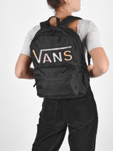 Sac à Dos Vans Noir backpack VN0A3UI8-vue-porte