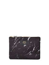 Trousse Wouf black marble ML170007