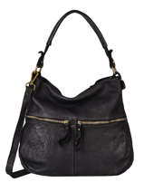 Sac  Main Dewashed Milano Noir dewashed DE21102