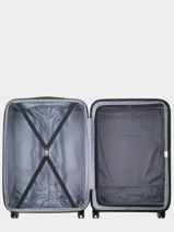 Harde Reiskoffer Air Armour Delsey Zwart air armour 3866-820-vue-porte