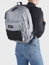 Sac  Dos Pinnacle Eastpak Argent pbg authentic PBGK060-vue-porte