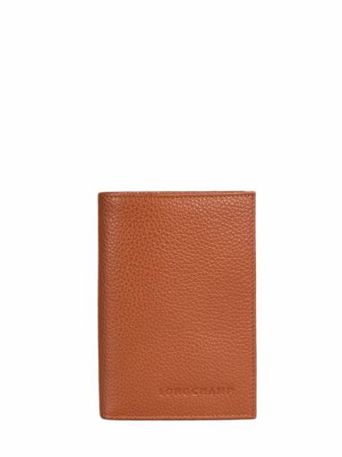 Longchamp Le foulonn Etui passeport Marron
