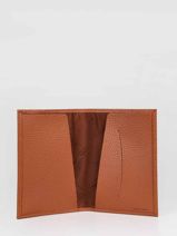 Longchamp Le foulonn Etui passeport Marron-vue-porte