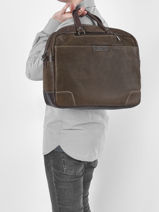 Documententas /rugzak Arthur & aston Bruin joseph 370606-vue-porte