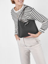 Longchamp Roseau Besace Rouge-vue-porte