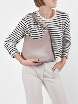 Longchamp Le foulonn Besace Gris-vue-porte