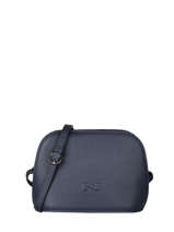 Sac Bandoulire Lilou Cuir Nathan baume Bleu egee 2
