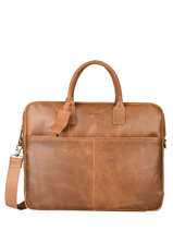 Porte-documents Max Vintage Worker Cuir + Pc17