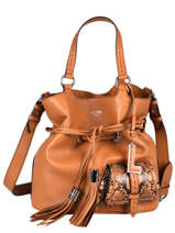 Sac Seau M Premier Flirt Python Cuir Lancel Marron premier flirt A10529