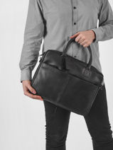 Porte-documents Vintage Jack Worker Burkely Noir vintage 22-vue-porte