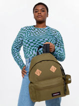 Rugzak Padded Zipper Eastpak Groen authentic EA5B74-vue-porte