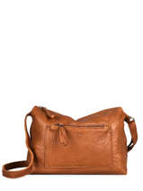 Cross Body Tas Natural Leder Biba Bruin natural SYL2L