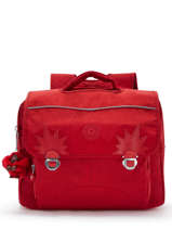 Boekentas 2 Compartimenten Kipling Rood back to school / pbg PBG21092
