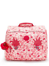 Boekentas 2 Compartimenten Kipling Roze back to school / pbg PBG21092