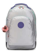 Sac  Dos Class Room 2 Compartiments Kipling Argent back to school / pbg PBGI4053