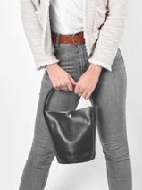 Longchamp Epure Sac port� main Noir-vue-porte