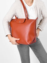 Longchamp Le pliage city Besace Beige-vue-porte