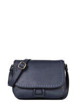 Sac Bandoulire Tradition Cuir Etrier Bleu tradition EHER23